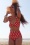 Esther Williams - Klassieke Polka-bikinibroek in rood en wit 3