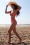 Esther Williams - Klassieke Polka-bikinibroek in rood en wit 5