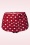 Esther Williams  - Klassische Polka-Bikinihose in Rot und Weiß 2