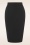 Collectif Clothing - Polly Bengaline rok in zwart 2