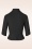 Miss Candyfloss - 50s Liza Lou Blazer Jacket in Black 2