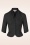 Miss Candyfloss - 50s Liza Lou Blazer Jacket in Black