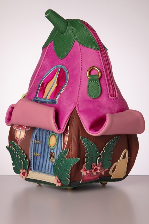 Vendula - Fairy Village Petal House Bag in Pink