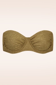 Cyell - Desert Glow Bikini Top in Gold 3