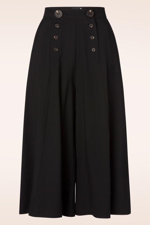 Bunny - 30s Murphy Culottes in Black