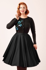 Collectif Clothing - Dolores Top in Schwarz
