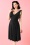 Vintage Chic for Topvintage - 50s Grecian Dress in Black 2