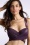 Marlies Dekkers - Cache Coeur Push Up Bikini Top en Violet Profond 4