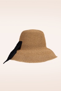 Bronté - Sandy Hat Années 50 en Naturel 3
