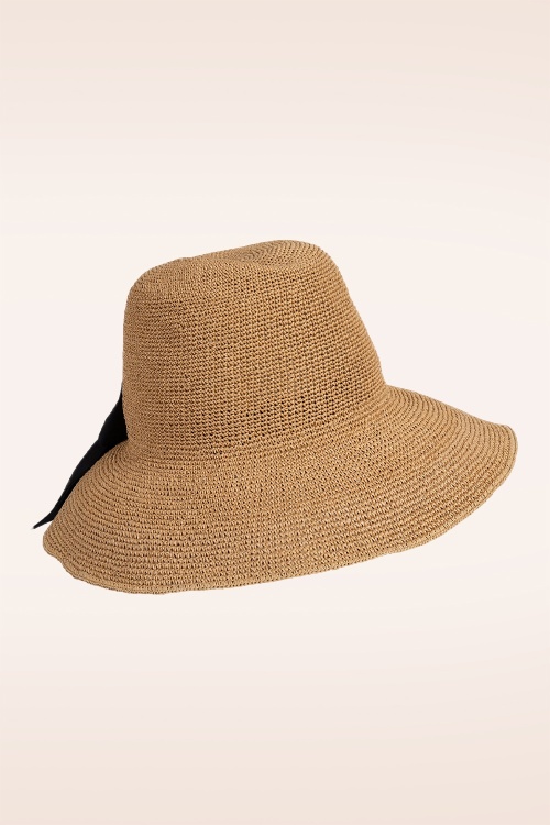 Bronté - Sandy Hat Années 50 en Naturel 2