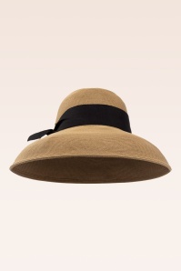 Bronté - Grace Hat en Camel et Noir 5