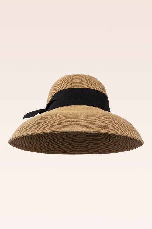 Bronté - Grace Hat en Camel et Noir 5