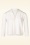 Mak Sweater - 50s Oda Open Front Cardigan in White