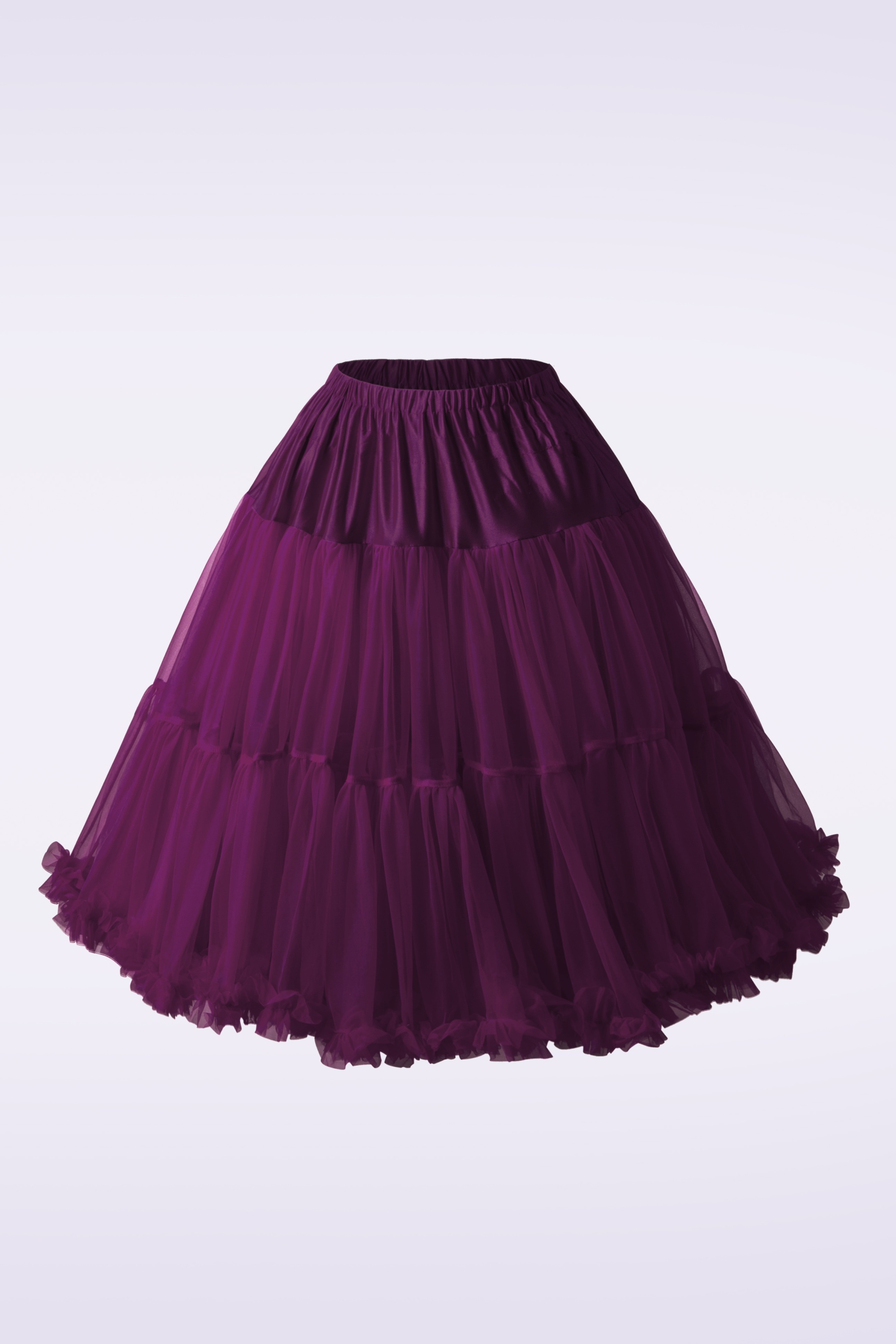 Banned Retro - Lola Lifeforms Petticoat in Aubergine 2