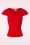 Banned Retro - She Who Dares-top in rood 2