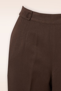 Banned Retro - 40s Party On Classy Trousers in Brown 3