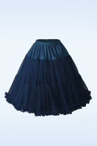 Banned Retro - Lola Lifeforms petticoat in marineblauw 2