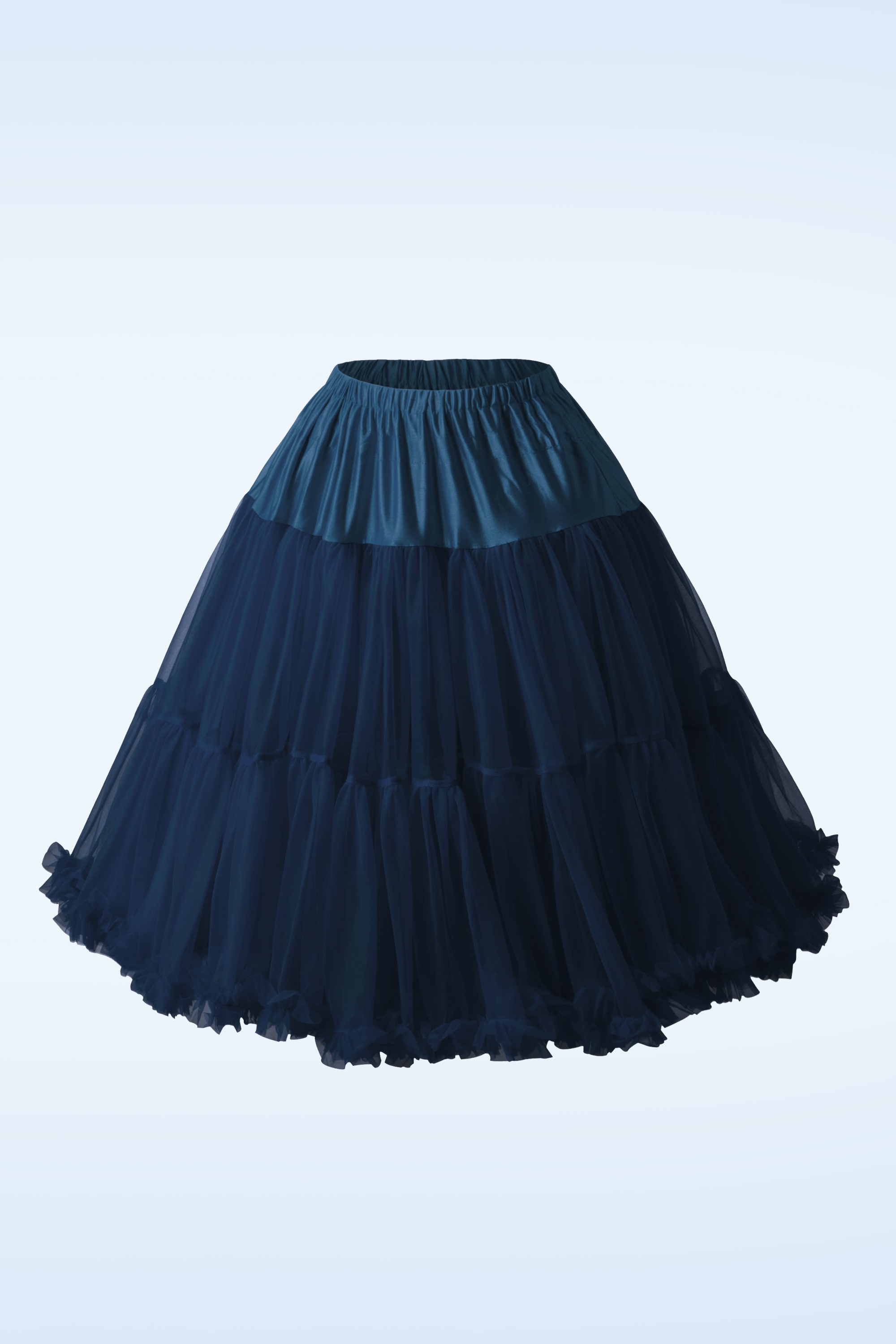 Banned Retro - Lola Lifeforms petticoat in marineblauw 2