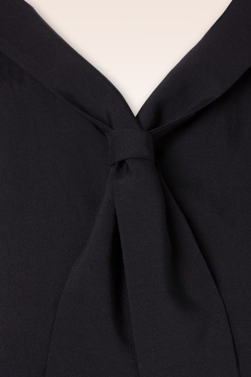 Banned Retro - Summer Ahoy blouse in zwart 3