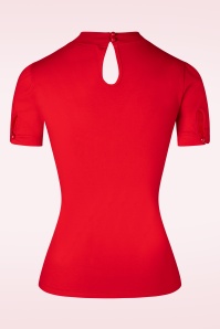 Banned Retro - Sandy liebt Danny Top in Rot 3