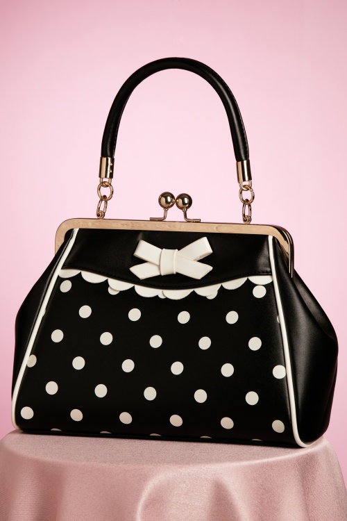 Banned Retro - 50s Crazy Little Thing Bag in Black