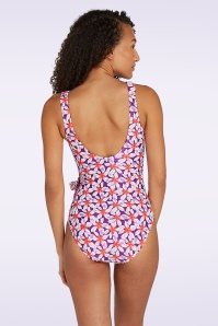 TC Beach - V-Neck Swimsuit in Summer Flowers 3