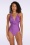 TC Beach - Multiway Swimsuit in Shiny Lilac