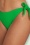 TC Beach - Bas de bikini avec nœud Bow en relief vert vif 5