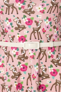 Vintage Chic for Topvintage - Bambi swing jurk in roze  3