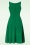 Vintage Chic for Topvintage - Athena swing jurk in groen  2