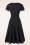 Collectif Clothing - Taylor swing jurk in zwart  2