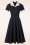 Collectif Clothing - Taylor swing jurk in zwart 