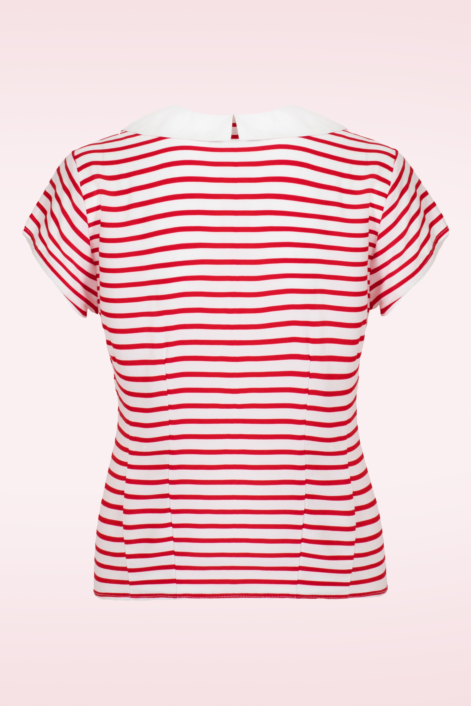 Bunny - Ahoy blouse in wit en rood 4