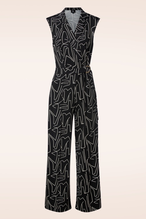 K-Design - Tiffany Jumpsuit in Schwarz 2