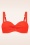 TC Beach - Twisted bikinitop in zomers rood 2