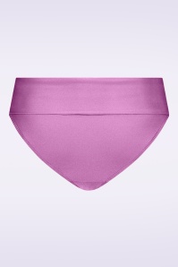 TC Beach - Flipover Bikini Bottom in Shiny Lilac 4