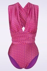 TC Beach - Multiway Swimsuit in Coral  2
