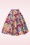 Banned Retro - Floral Swing Skirt in Pink 2