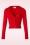 Topvintage Boutique Collection - Donna Top in winterrood