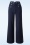 Banned Retro - Stay Awhile Trousers Années 40 en Noir