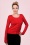 Banned Retro - 50s Getaway Cardigan in Red 3