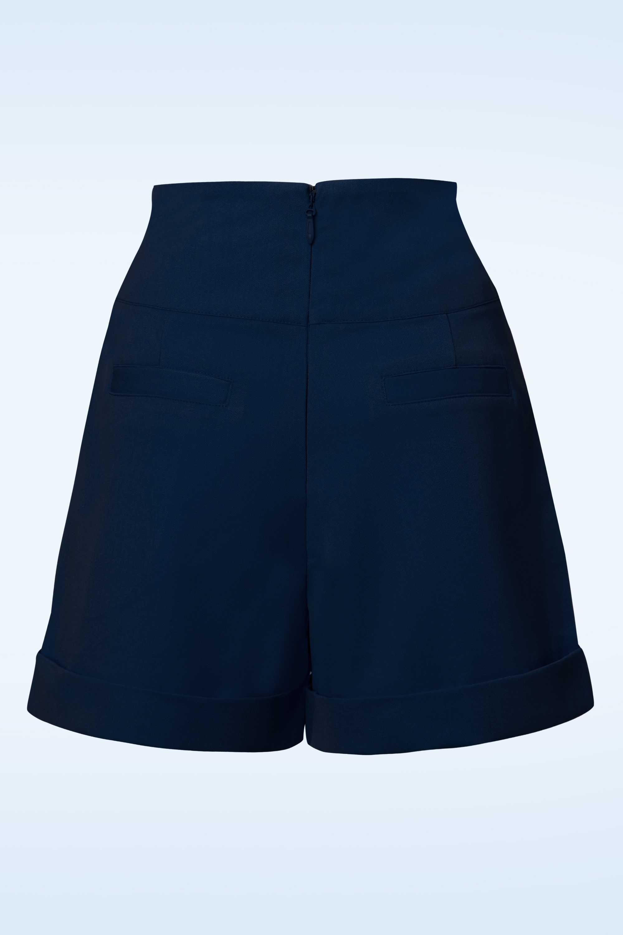 Banned Retro - Schattig als een knoopshort in marineblauw 4