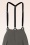 Vixen - Martha Pinstripe Suspender Trousers in Grey 3