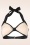 Esther Williams - 50s Classic Bikini Top in Solid Black 5