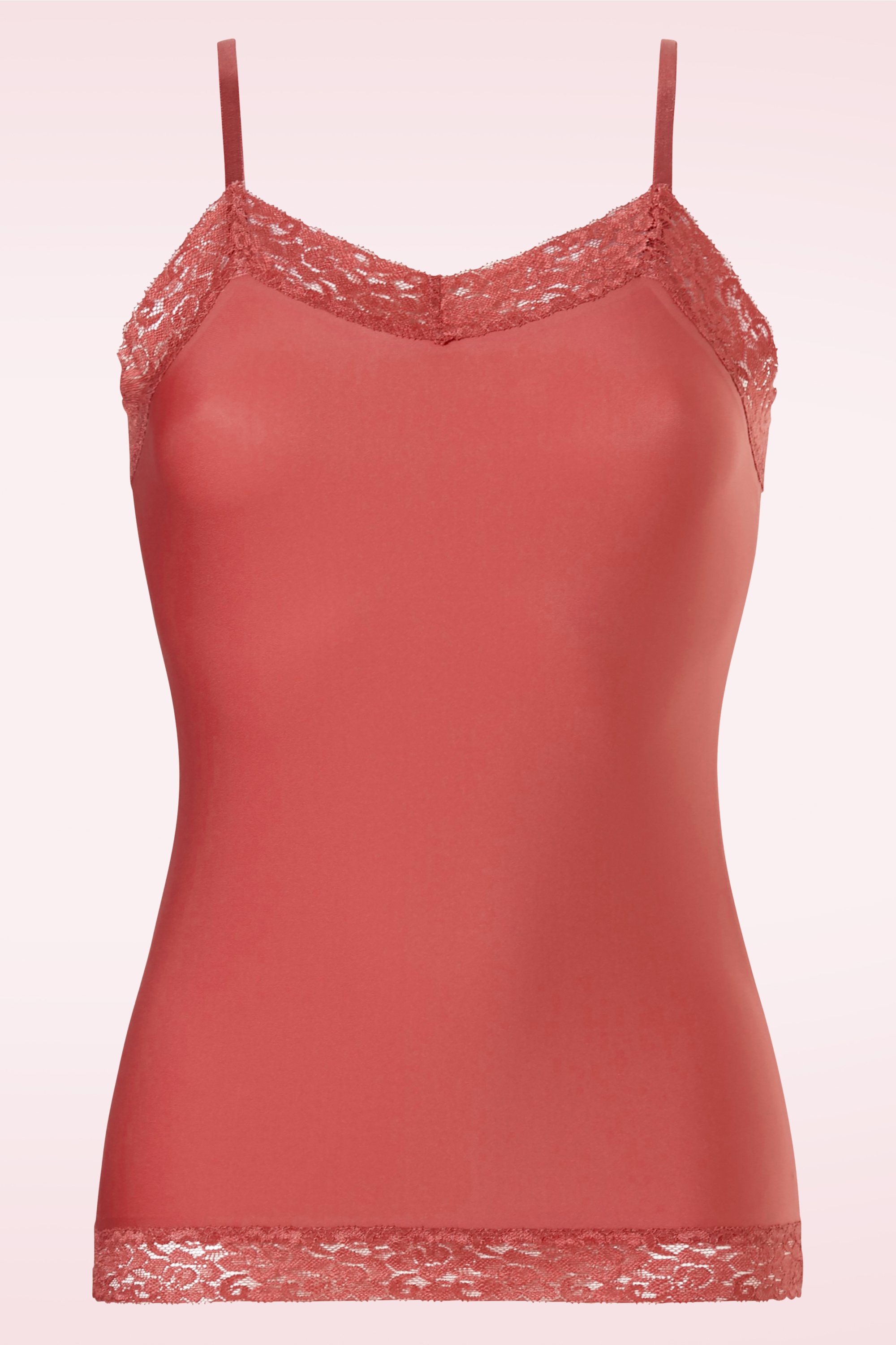 Ten Cate - Secrets kanten singlet top in asroze