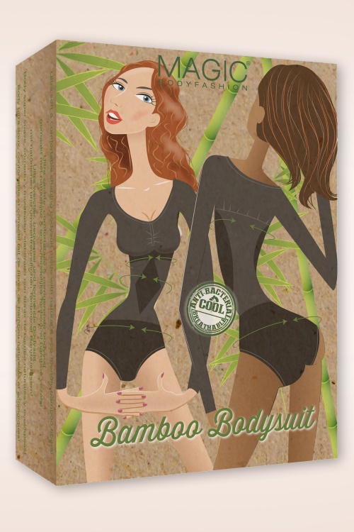 MAGIC Bodyfashion - Bamboo Bodysuit in Black 6