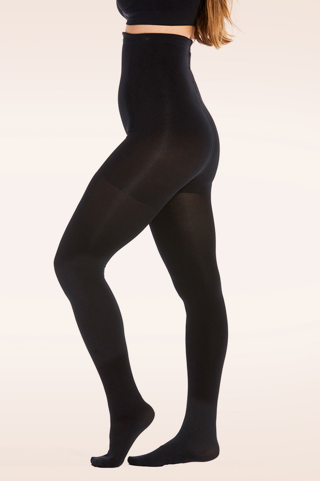 Magic Bodyfashion High Waist Slim Tights In Black Acheter Chez Topvintage