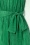 Vintage Chic for Topvintage - Combinaison plissée à encolure asymétrique Casey en vert émeraude 3
