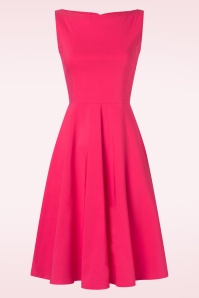 Vintage Chic for Topvintage - Nena Swing Kleid in Lippenstift Pink