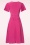 Vintage Chic for Topvintage - Sadie Slinky Swing Dress in Pink 2